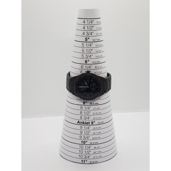 Relic men's watch. Large black multi function face. ZR1S748, 121409 - Picture 8 of 9